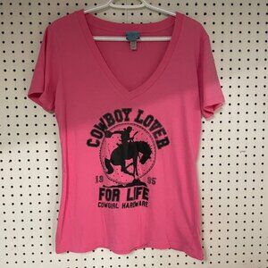 Womens XL Cowgirl Hardware Tshirt